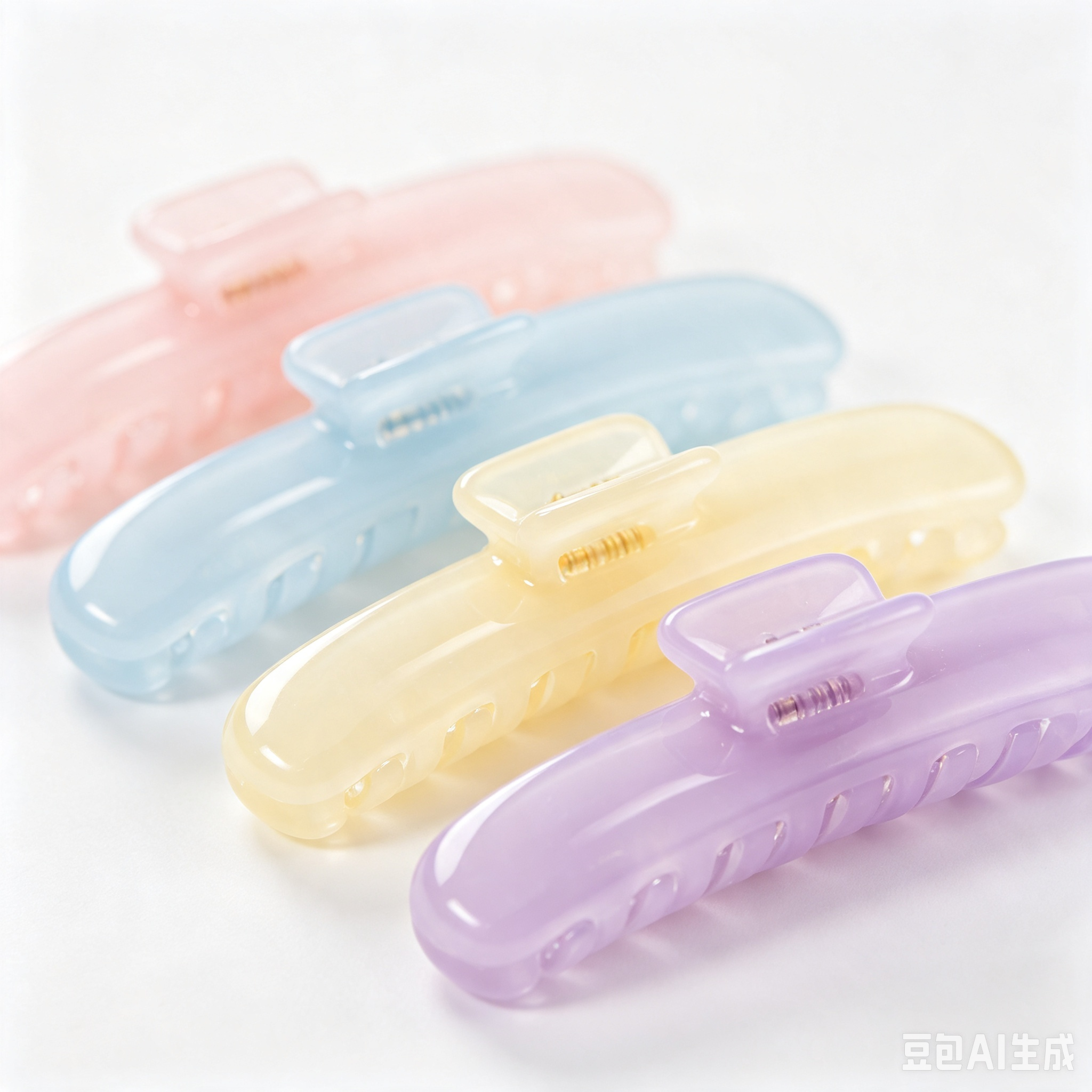 Colorful acrylic claw clip