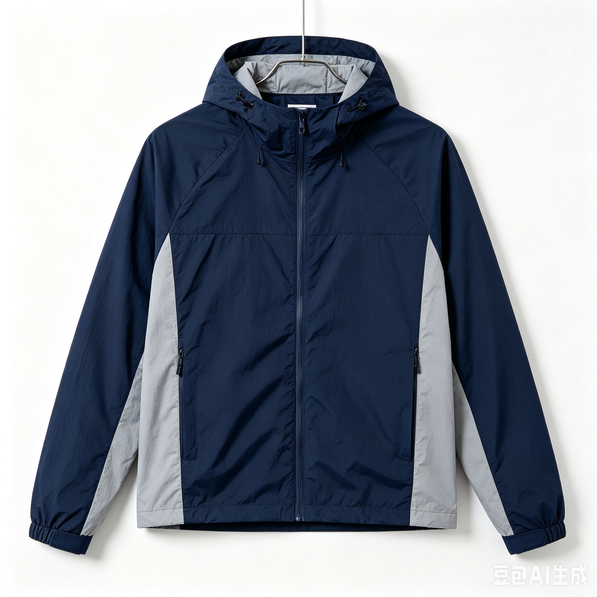 Lightweight waterproof hiking shell jacket
