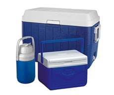 3-Piece Outdoor Cooler Set with 51.1L & 4.7L Ice Cooler Boxes and Thermos
