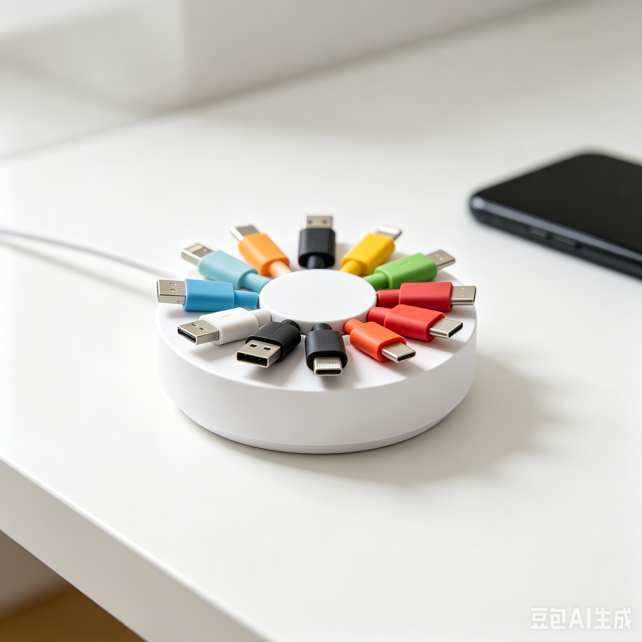 Magnetic Desktop Cable Organizer
