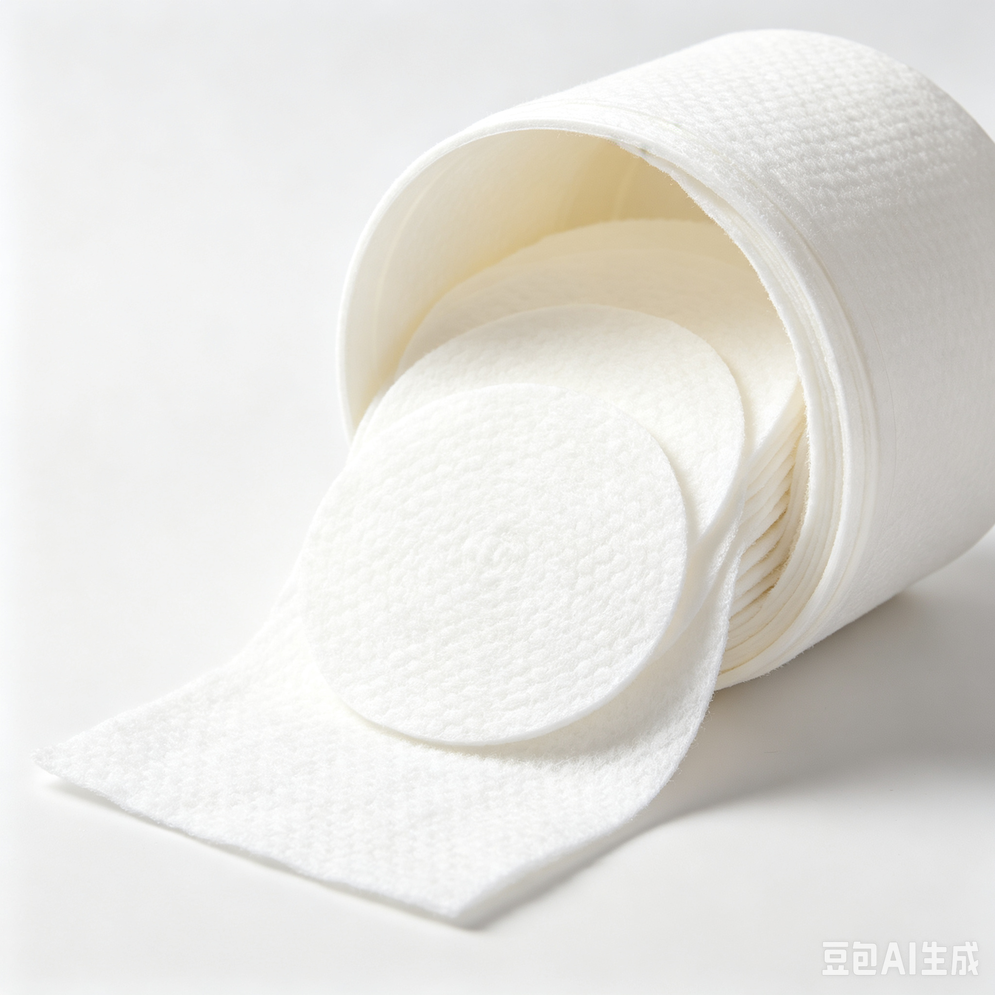 Large-capacity facial cleansing and makeup removal pads