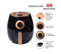 Freidora De Aire Airfryer Sin Aceite Olla 4litros