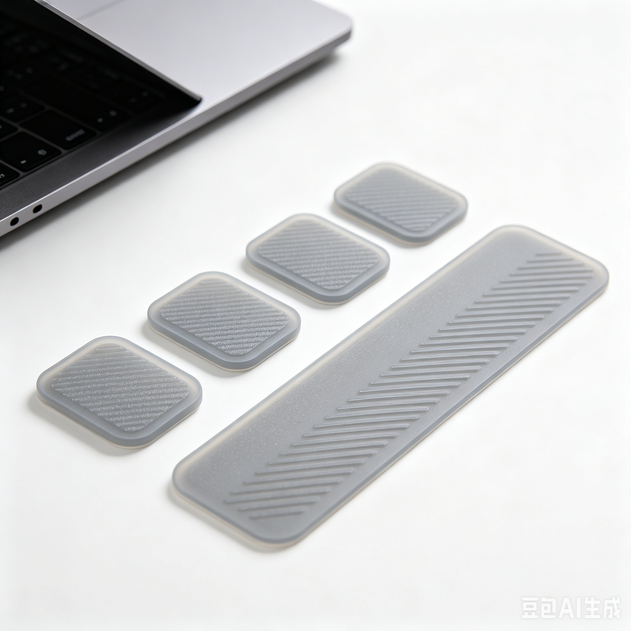 Non-slip silicone cooling pad for laptops