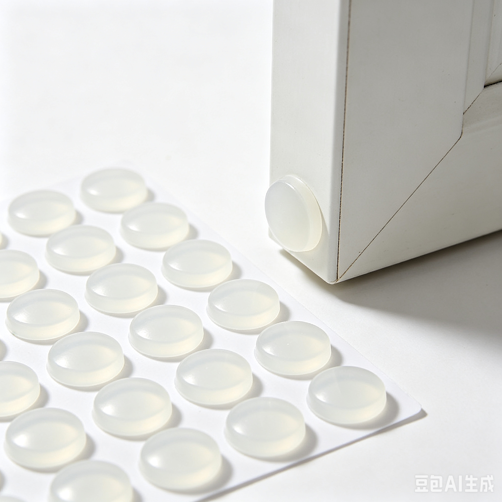 Silicone Anti-Collision & Noise-Dampening Buffer Pad Set for Doors and Windows