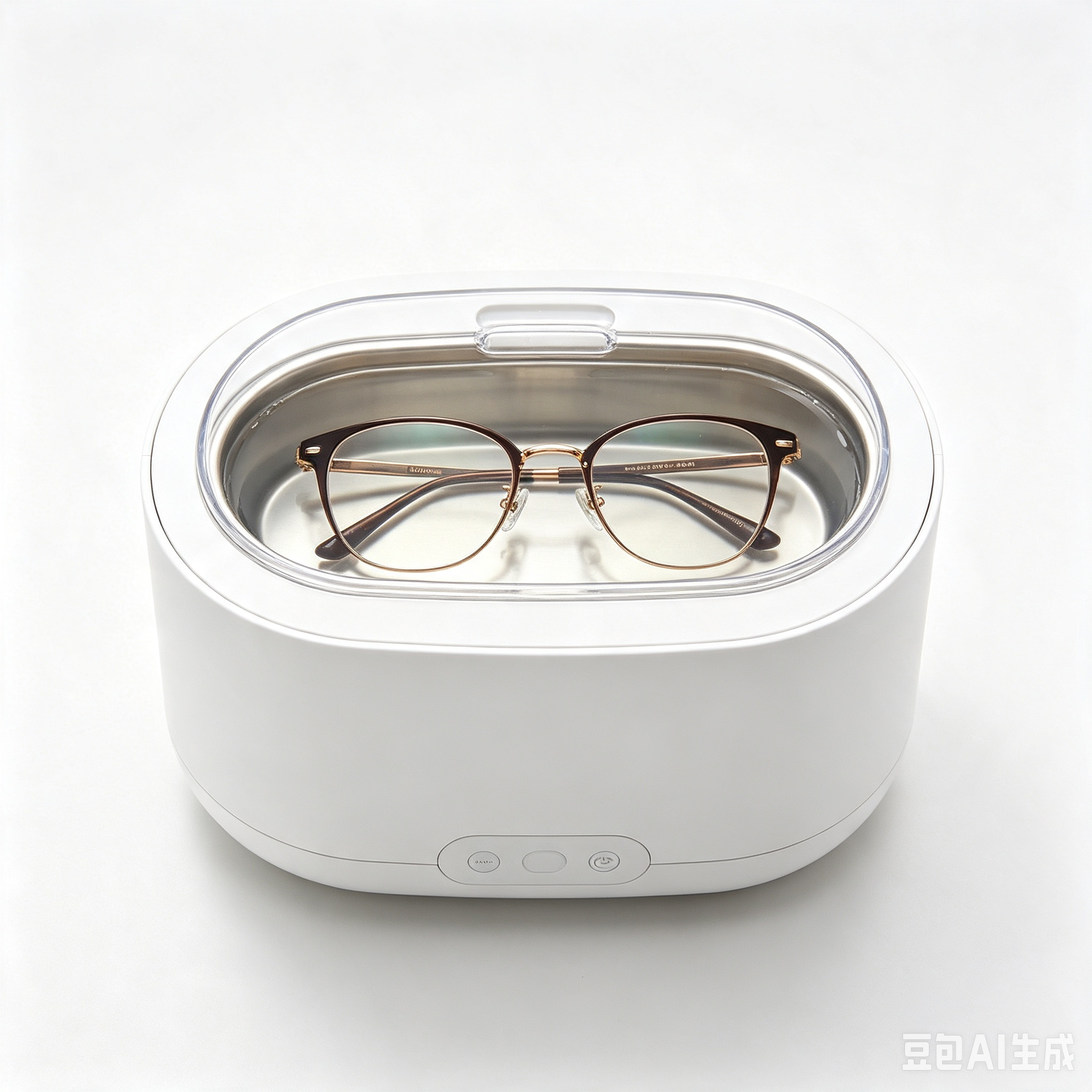 Compact Ultrasonic Cleaner Set for Eyeglasses and Jewelry (Home Use)