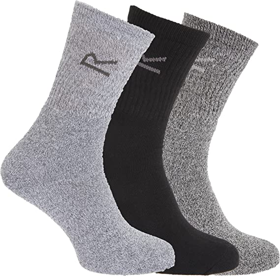 Men's 3pcs socks/Box Warm Long Ankle Support Socks (Pack of 3)