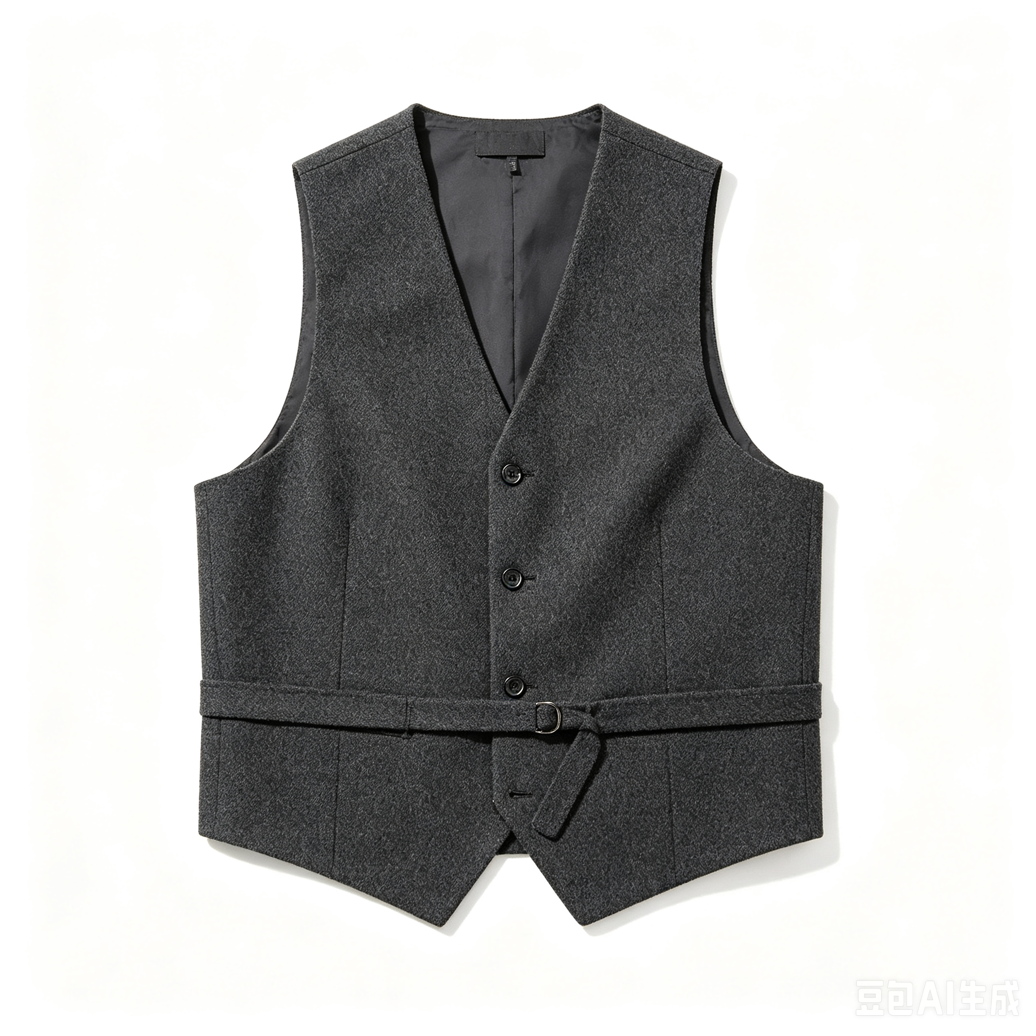 Men's Wool-Blend Smart-Casual Suit Vest