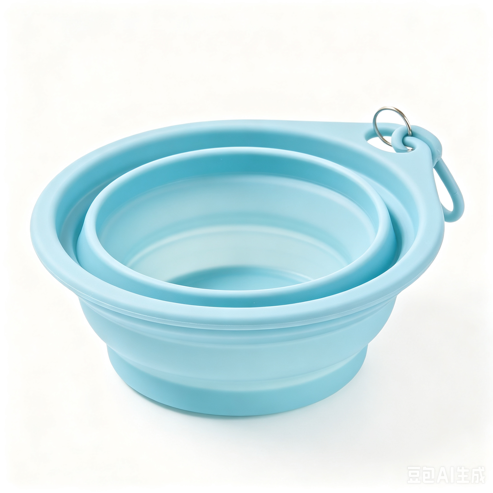 Portable Collapsible Silicone Water Bowl for Pets