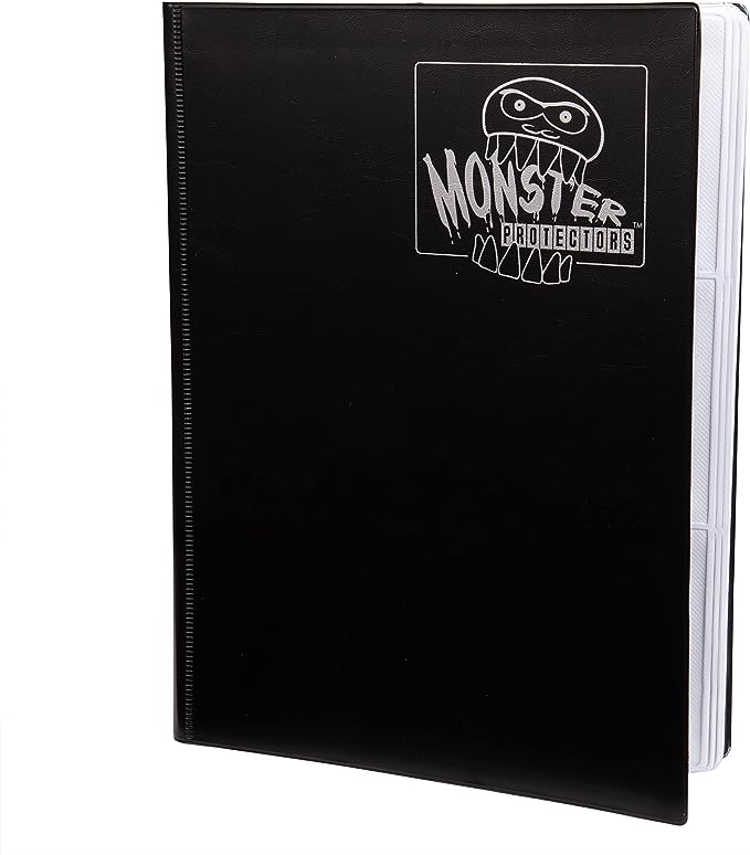 9 Pocket Trading Card Album - Matte Black & White Pages
