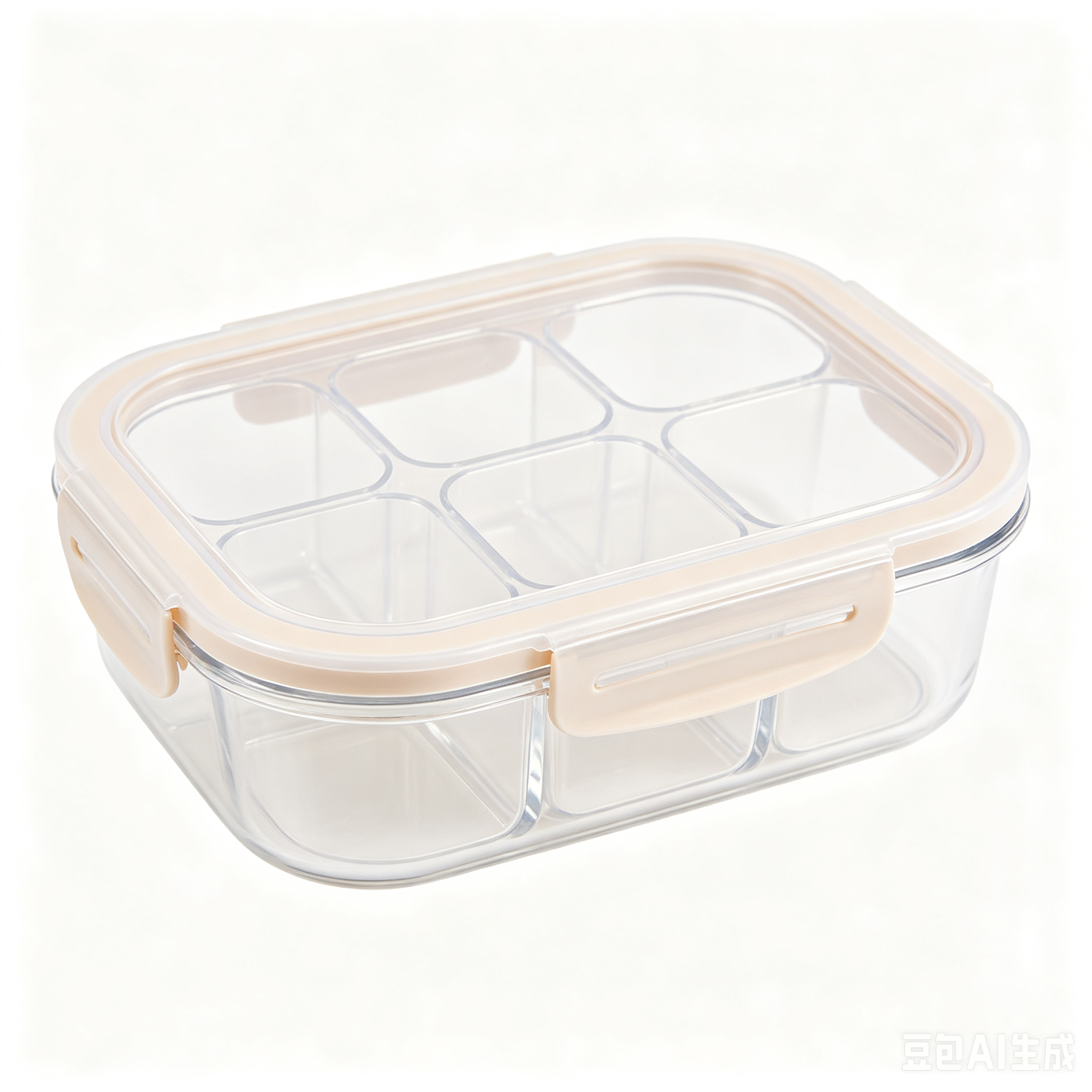 Portable Snack Container with Compartments