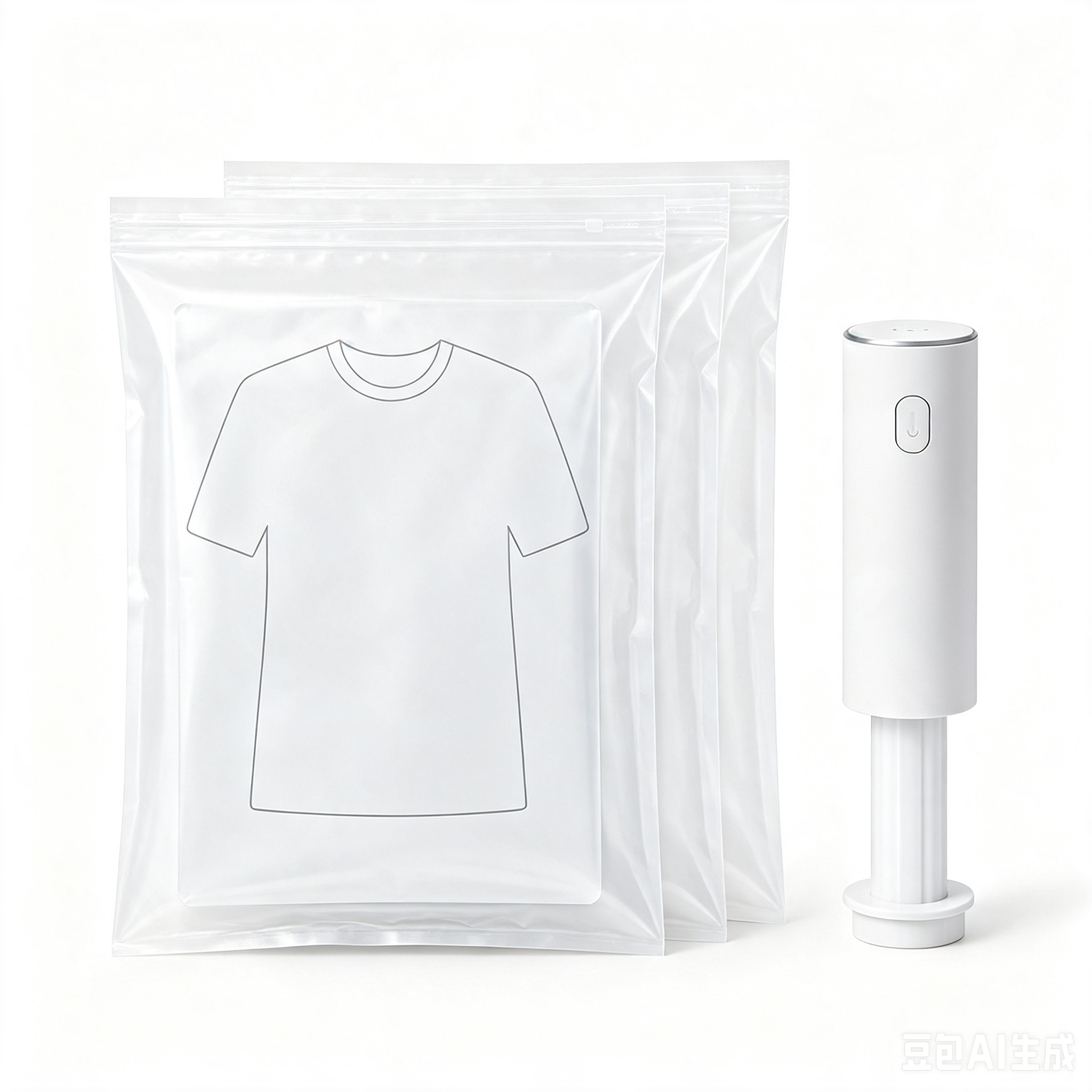 High-Capacity Vacuum Clothing Compression Bag and Electric Pump Set