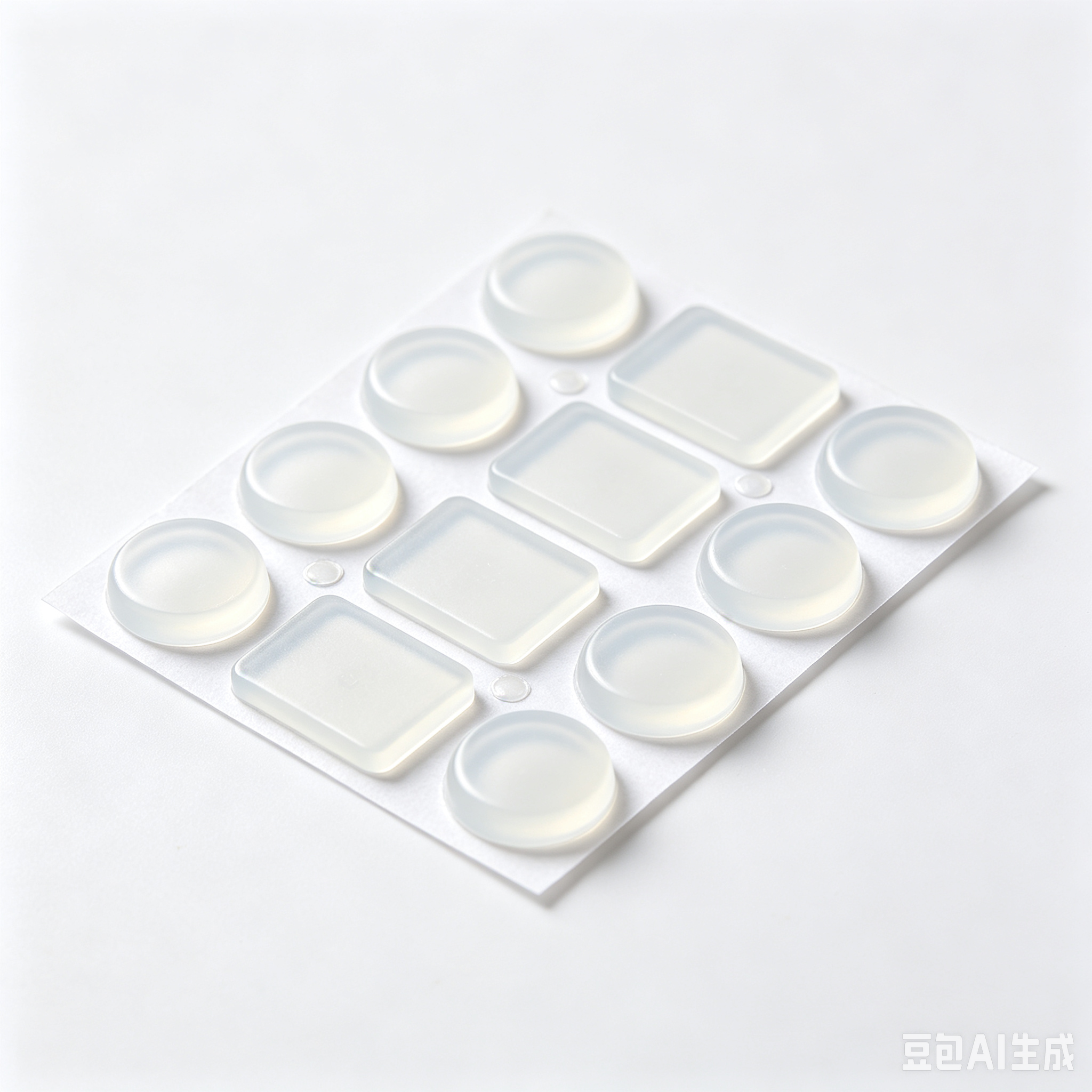Silent Silicone Anti-Collision Buffer Pad for Doors and Windows
