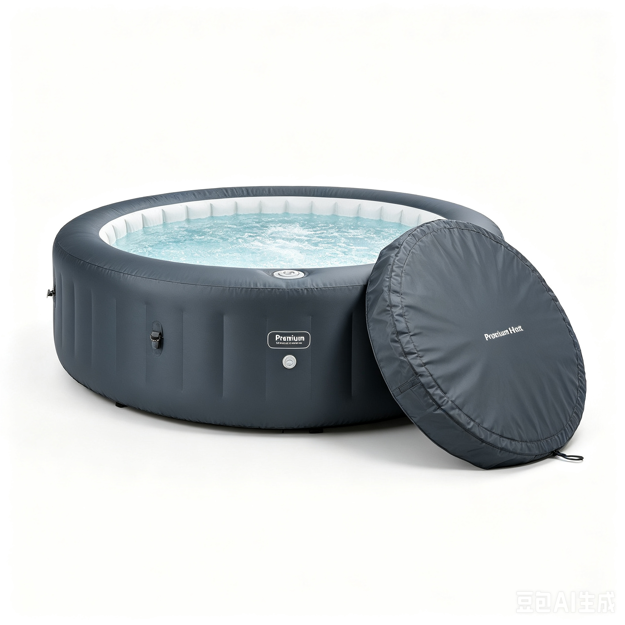 Inflatable Premium Large Hot Spa with Insulated Cover