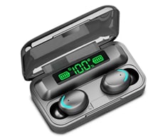 F9 Touch Wireless Bluetooth Earbuds with Charging Case & Hands-Free Calling