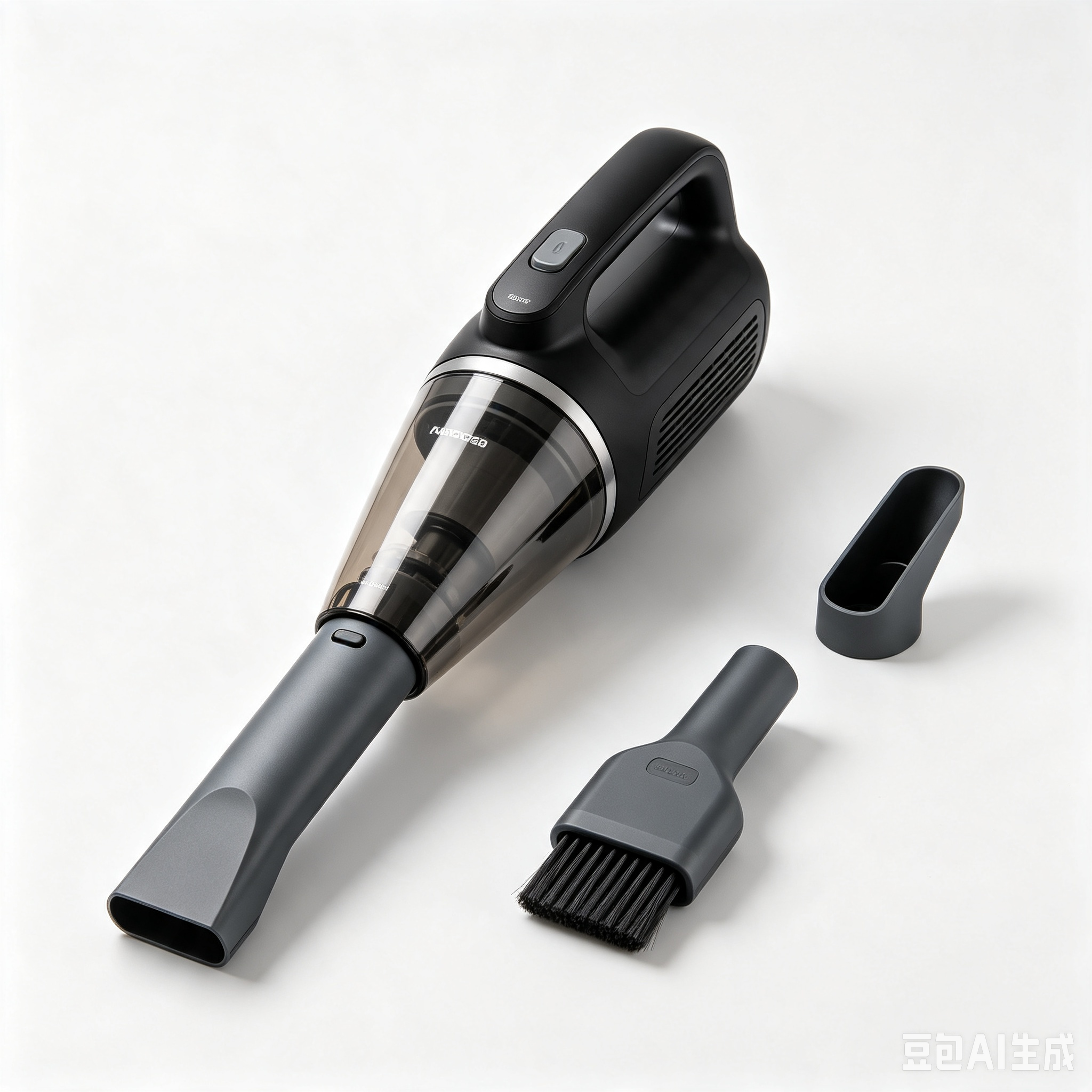 High-power wireless car vacuum cleaner with dual blow-and-suction functionality.