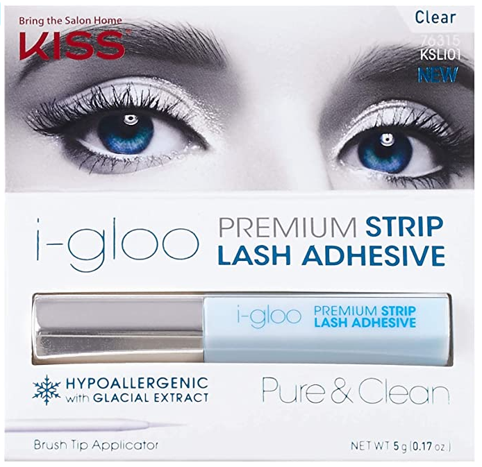 Peel eyelash glue transparent
