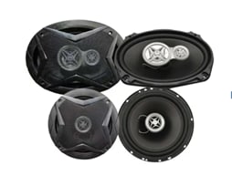 4-Pack Car Audio Speakers Set, 16cm and 6x9 Inch Vehicle Speakers