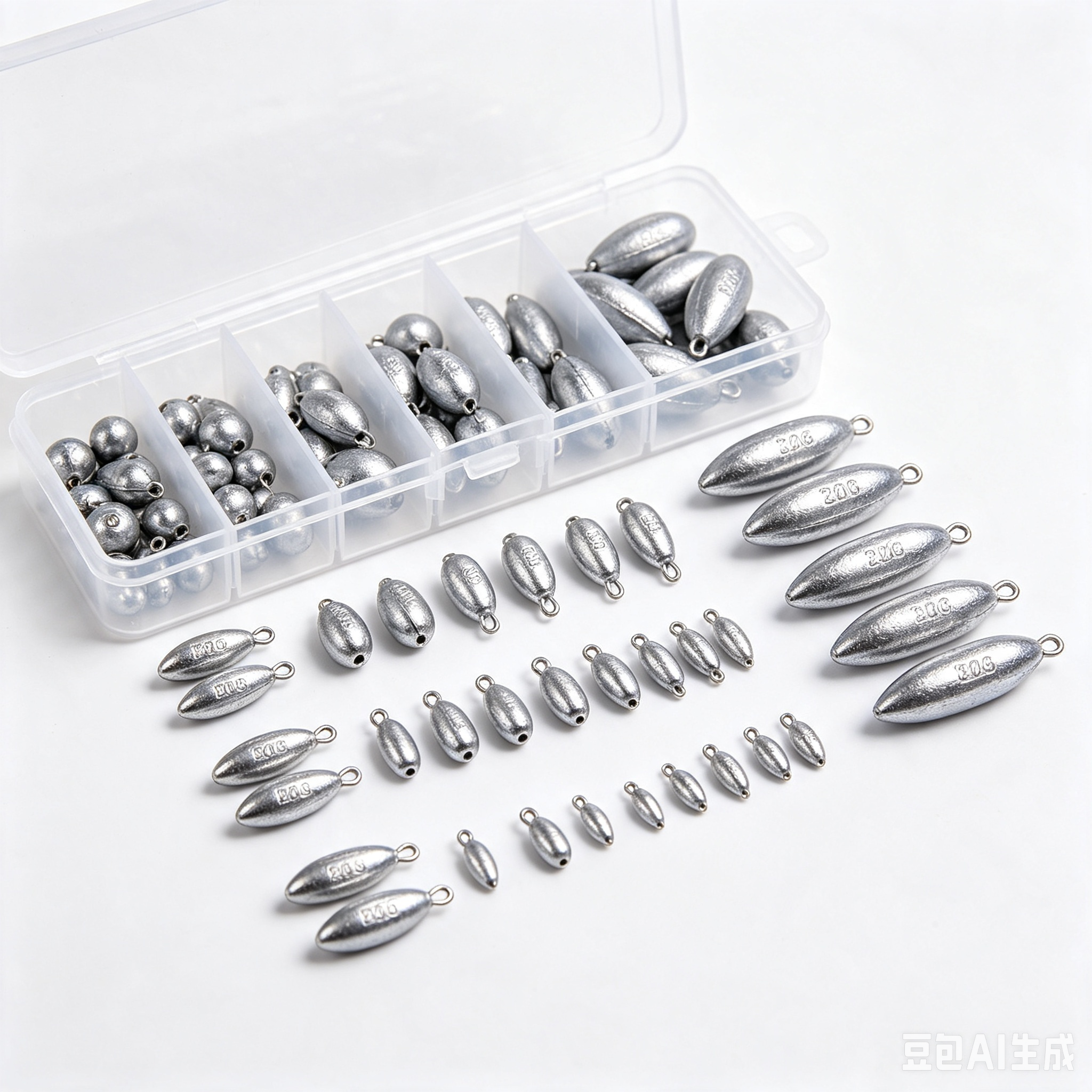 Mini Fishing Accessory Sinkers Set