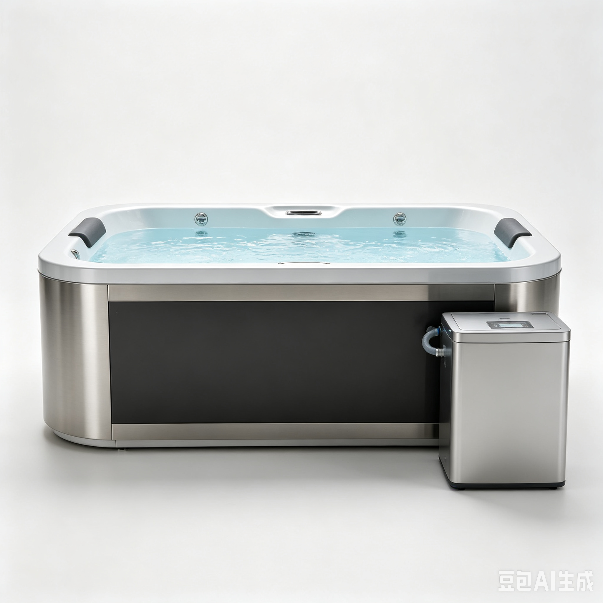 2-Person Cold Plunge Tub with Filtration System