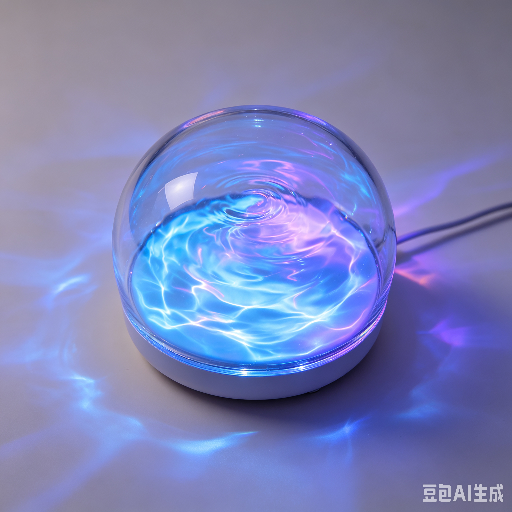Rotating Water-Ripple Ambient Night Light