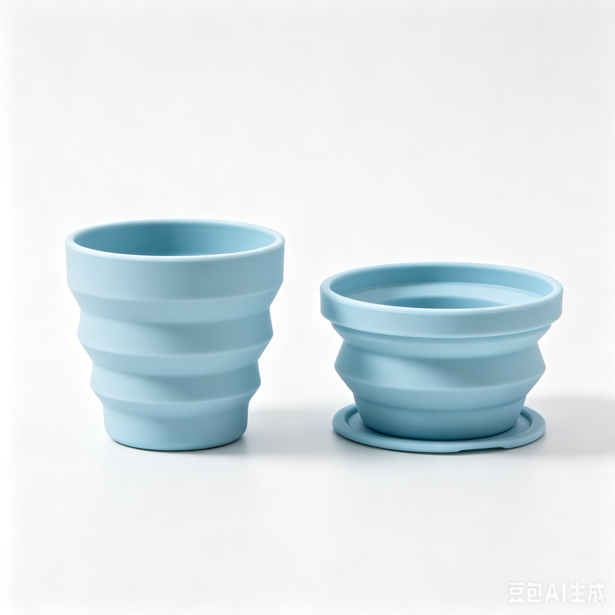 Portable Collapsible Silicone Camping Rinse Cup