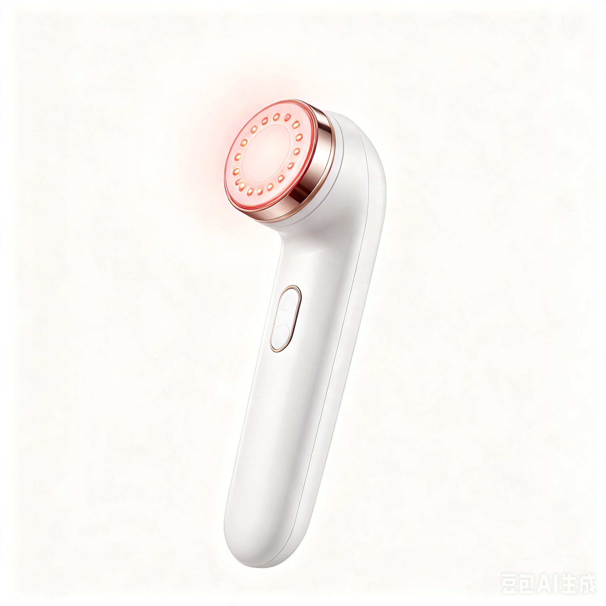 At-home red light facial massage and infusion beauty device