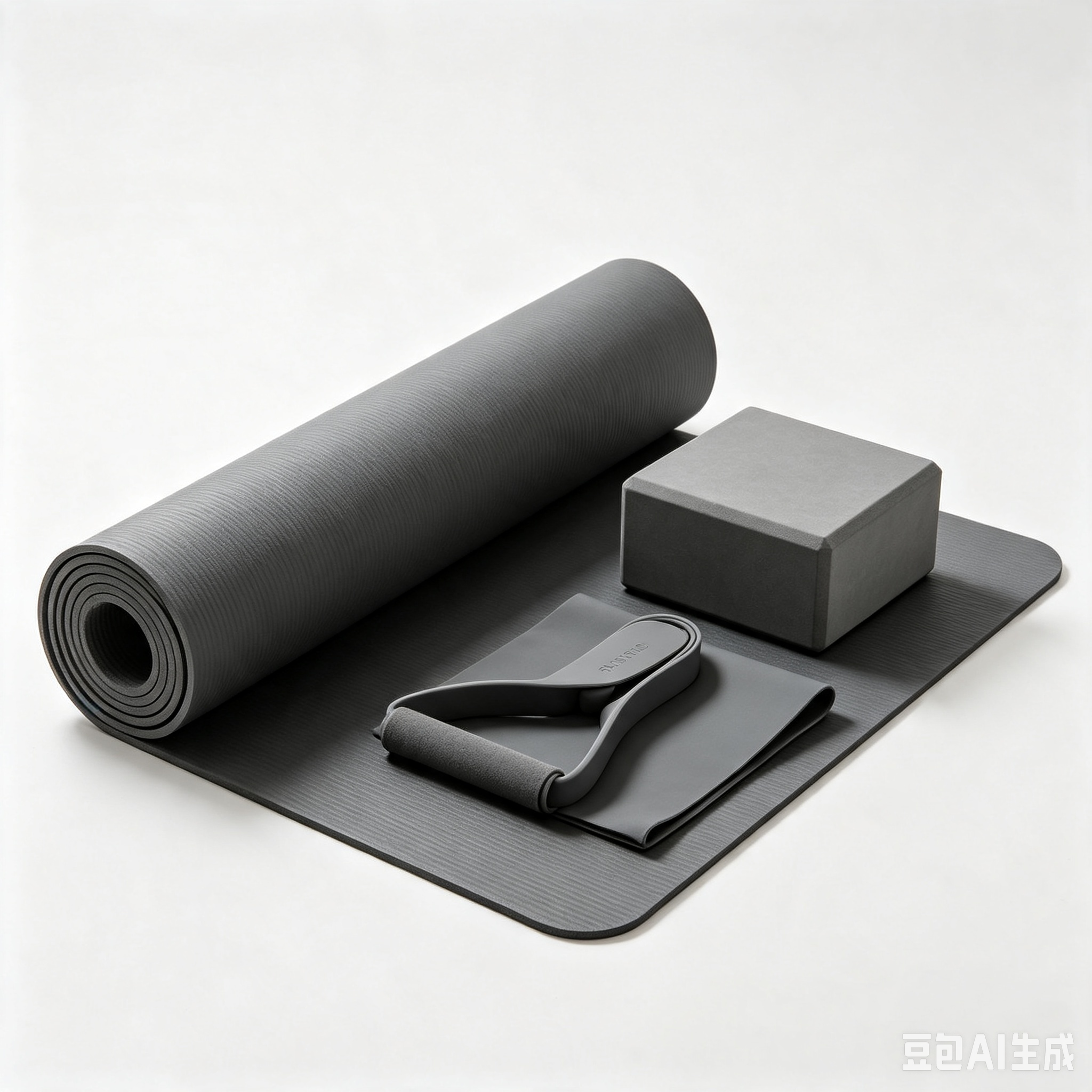 Professional Extra-Thick & Extra-Wide Non-Slip Yoga Mat + Prop Set